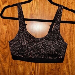 lululemon athletica Black and Pink Lace Bralette